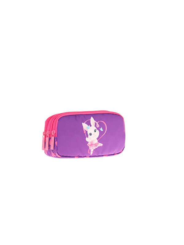 Kaukko Kids 3 Bölmeli Kalem Çantası Cube Rabbit L8246