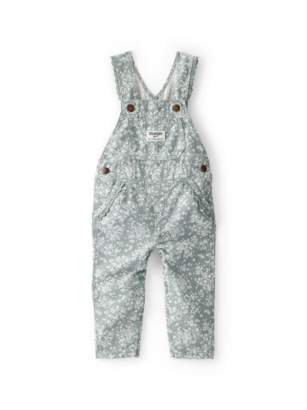 Oshkosh Kız Bebek Yeşil Salopet