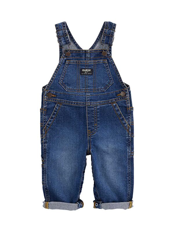 Oshkosh Erkek Bebek Mavi Salopet