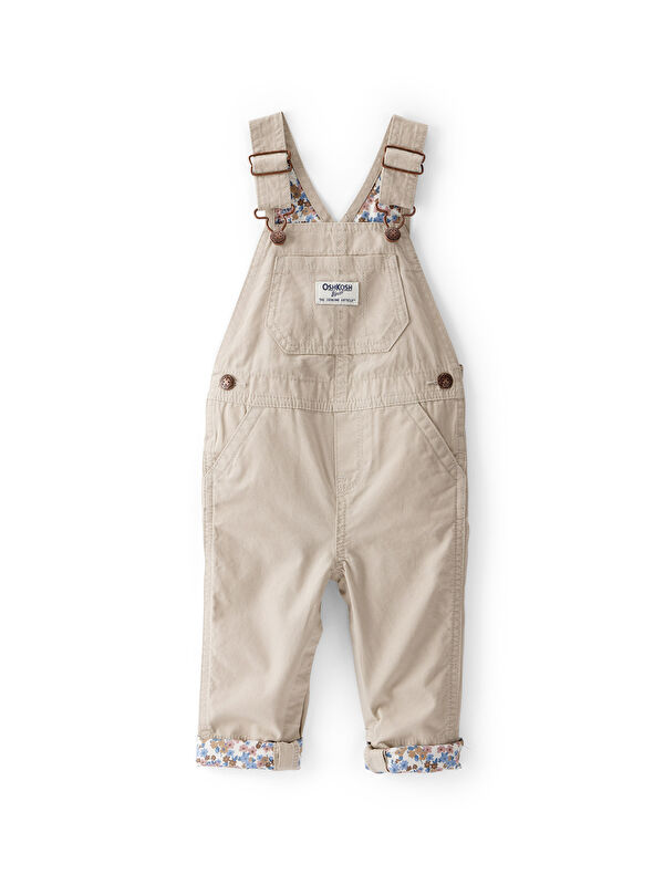 Oshkosh Kız Bebek Kahverengi Salopet