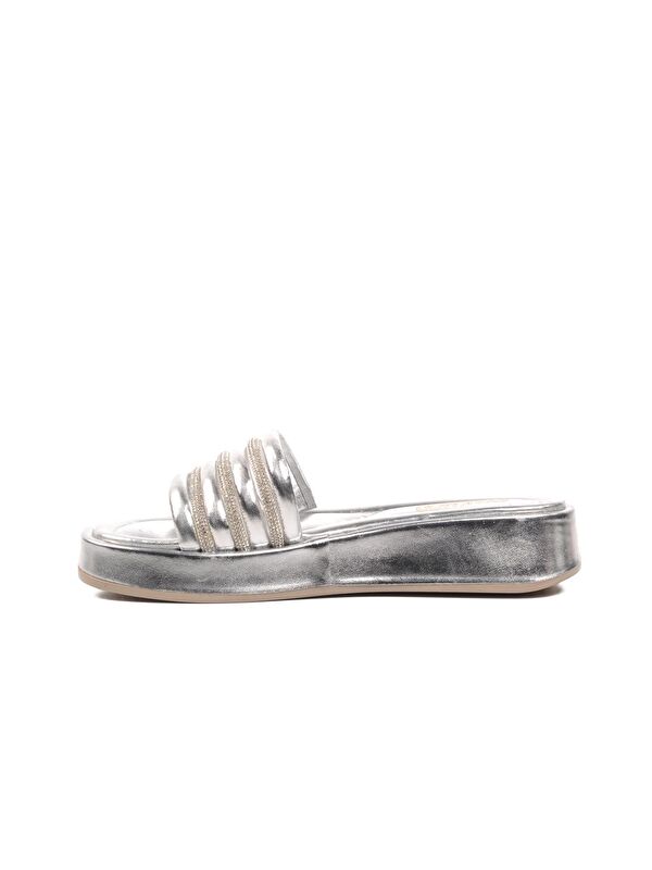 Gümüş Rugan Kadın Terlik 0902 - Görsel 4