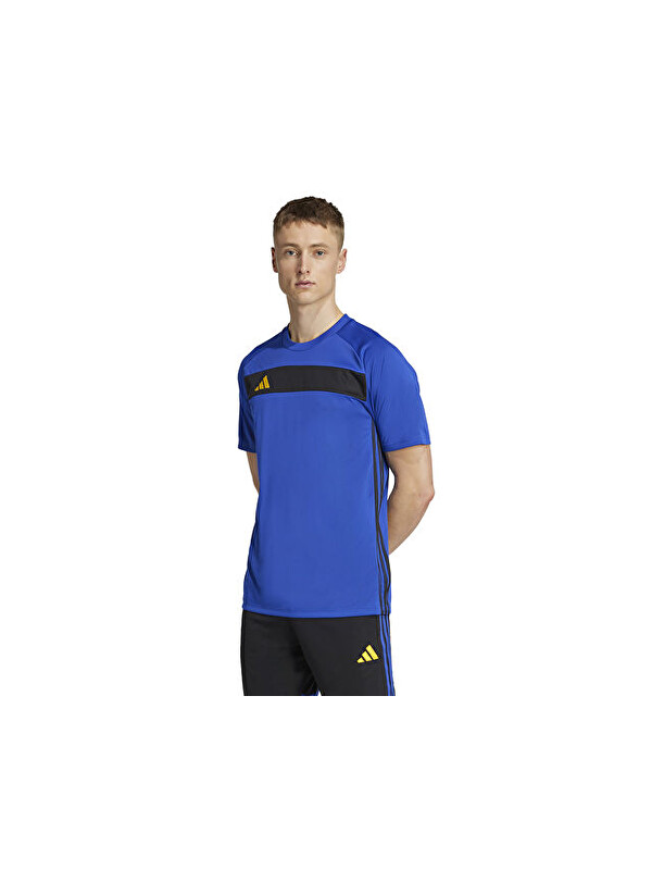 Adidas Tiro Es Jsy Erkek Futbol Antrenman Tişörtü JW4613 Mavi