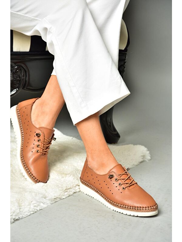 Fox Shoes P5555081 Taba Kadın Ayakkabı