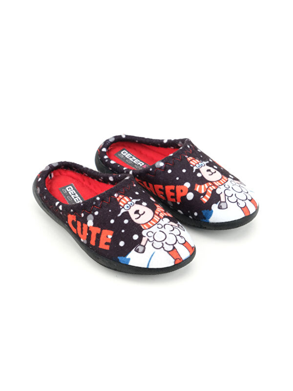 Erkek Çocuk Kışlık Rahat Taban Ev Gondol Terlik - Görsel 3