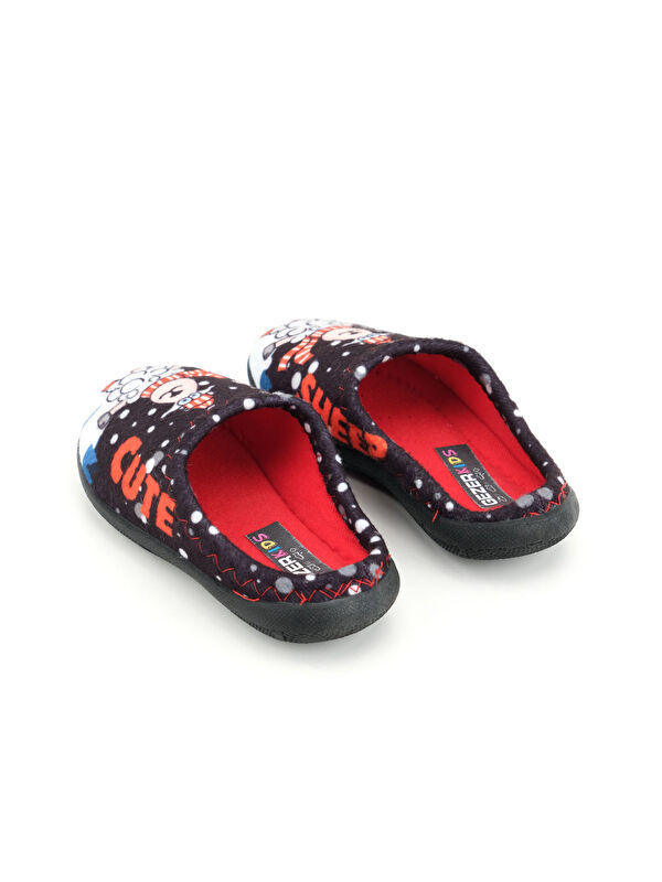 Erkek Çocuk Kışlık Rahat Taban Ev Gondol Terlik - Görsel 4