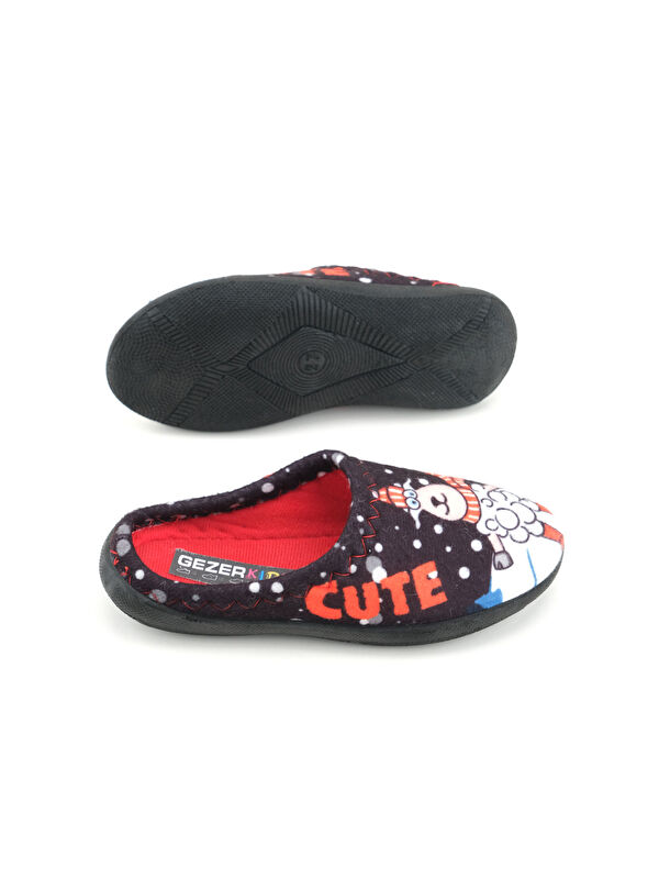 Erkek Çocuk Kışlık Rahat Taban Ev Gondol Terlik - Görsel 5