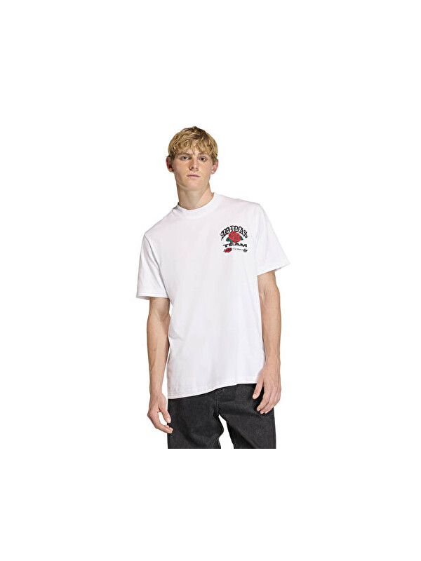 Adidas Gfx T Erkek Günlük Tişört KD0481 Beyaz