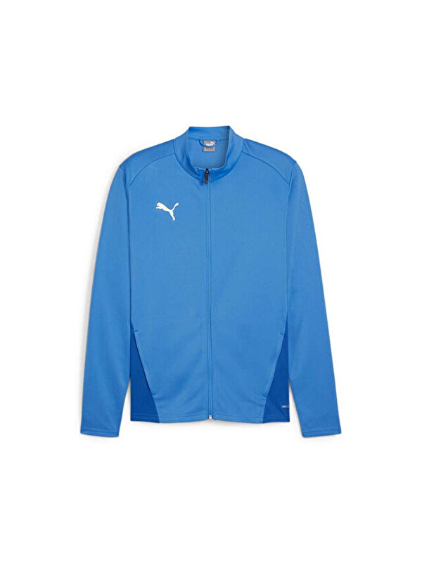 Puma Teamgoal Training Jacket Erkek Futbol Kamp Fermuarlı Sweatshirt 65863302 Mavi