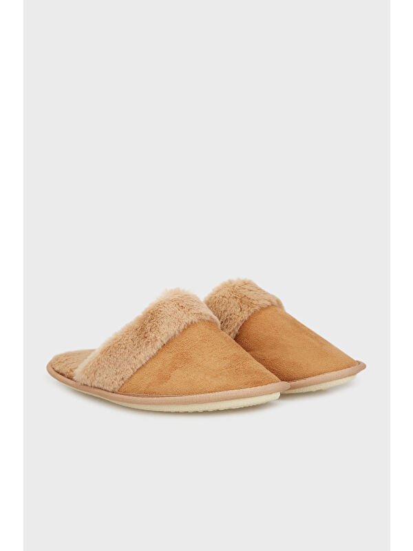 Yumuşak Dokulu Pelüş Kadın Terlik 6722002 - Görsel 3