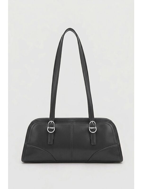 Shulebags Vanity Baget Çanta Siyah