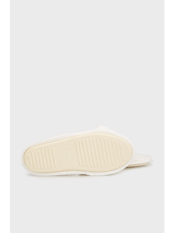 Yumuşak Dokulu Çapraz Pelüş Kadın Terlik 6722001 - Görsel 6