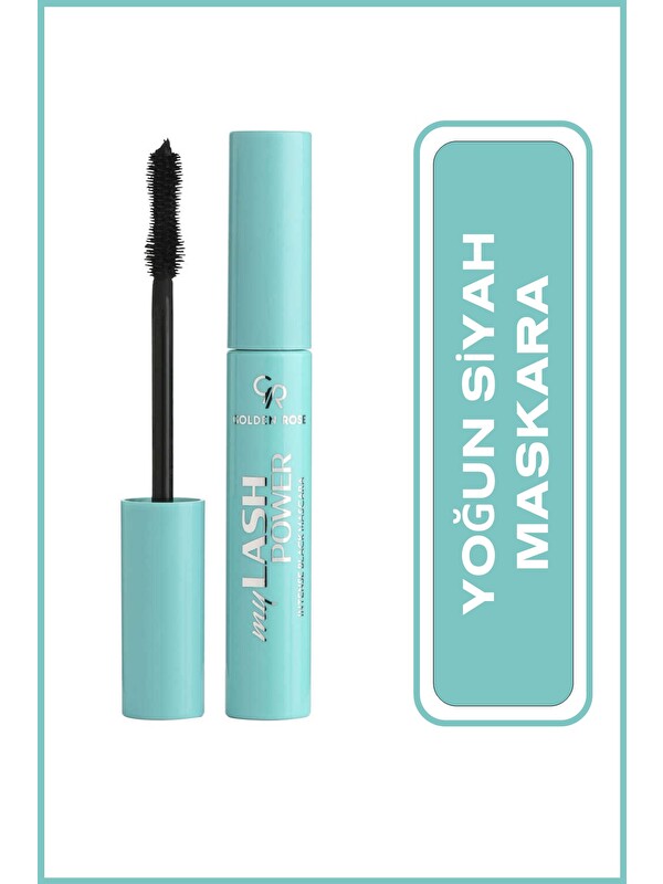 GOLDEN ROSE My Lash Power Intense Black Mascara - Yoğun Siyah Maskara