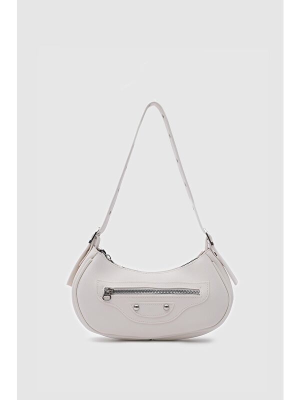 Shulebags Sandy 90'S Retro Baget Çanta Vanilla