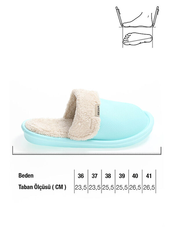 Kışlık Kadın Islak Zemin Terlik - Görsel 3