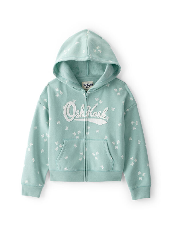 Oshkosh Kız Çocuk Yeşil Sweatshirt