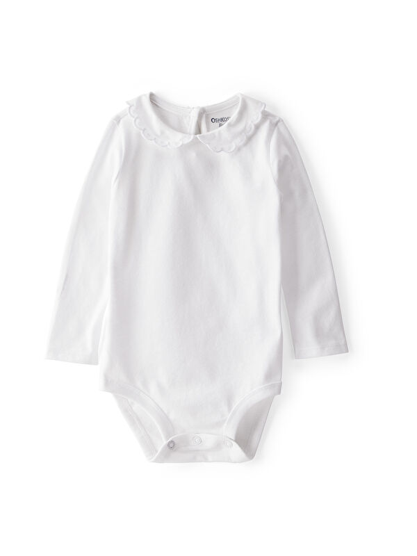 Oshkosh Kız Bebek Beyaz Body