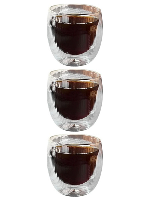 Kitchen Design Lab Çift Cidarlı 250 ml Bardak Seti 3 Adet 2321