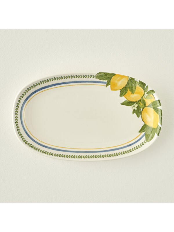 Bella Maison Limonlu Porselen Sunum Tabağı (29 cm)