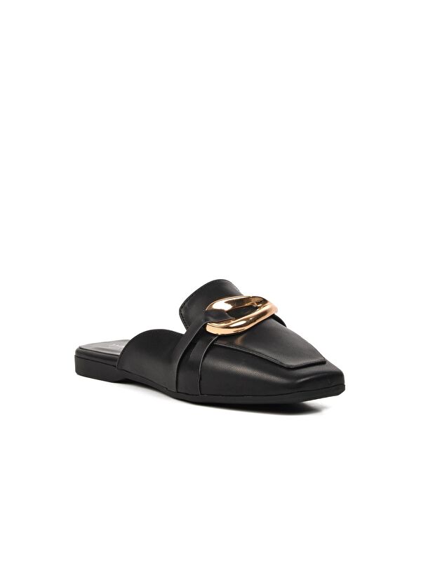 Siyah Kadın Sabo Terlik 277110 - Görsel 4