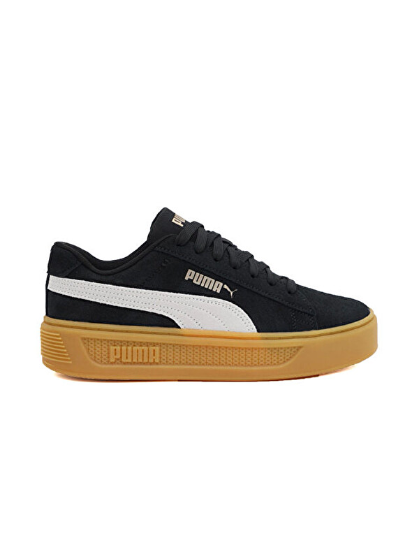 Puma Smash Platform V3 Sd Kadın Günlük Platform Süet Ayakkabı 39194202 Siyah