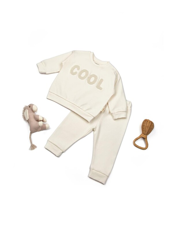 BabyCosy Organic  Bebek Alt Üst Takım %95 Organik Pamuk - %5 Elastan, Bebek Yenidoğan - CSYR4517