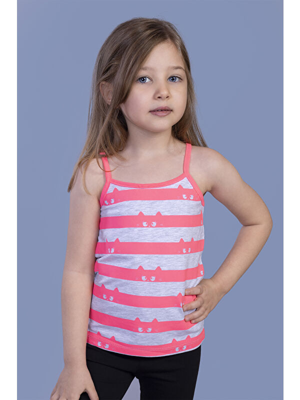 Toontoykids Çocuk Kedi Baskılı Atlet