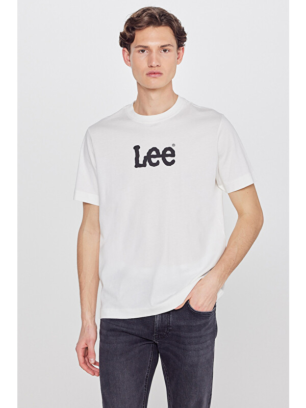 Lee %100 Pamuk Nefes Alan Kumaş Regular Fit Logo Detaylı Tişört