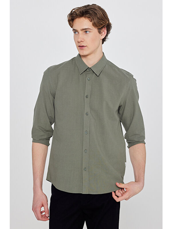 Wrangler %100 Pamuk Regular Fit Normal Kesim Cepli Gömlek