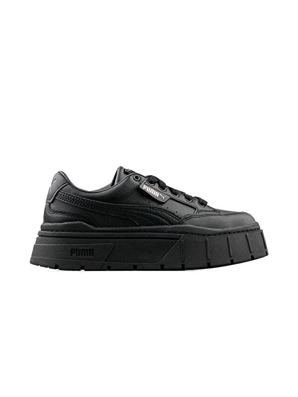 Puma Mayze Stack Lthr Wns Kadın Günlük Ayakkabı 38441202 Siyah