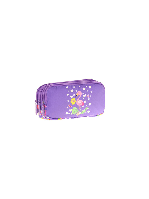 Kaukko Kids 3 Bölmeli Kalem Çantası Cheerful Flam L8226