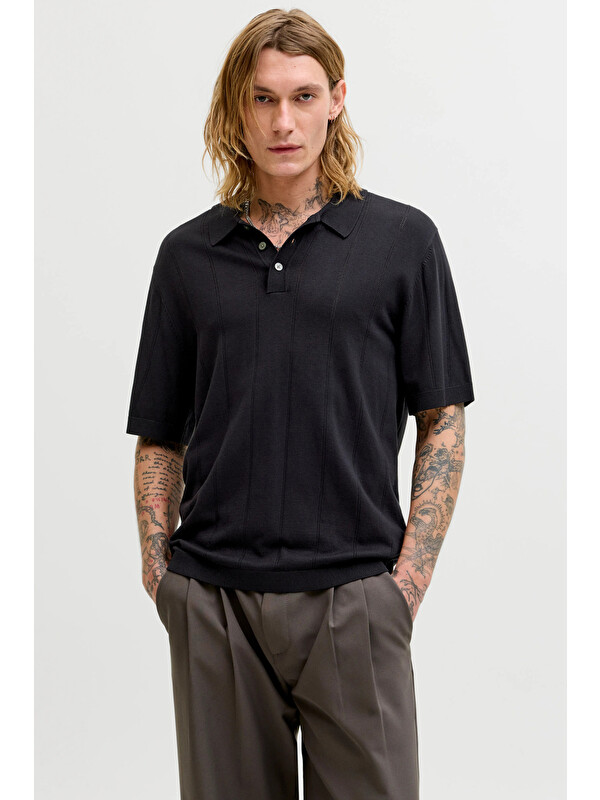 Jack & Jones Premium Jprblawilliam Regular Fit Düğmeli Polo Yaka Tişört 12291042