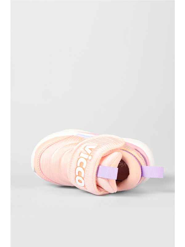 Mila Hafif Kız Çocuk Okul Öncesi Pudra Spor Ayakkabı - Görsel 9