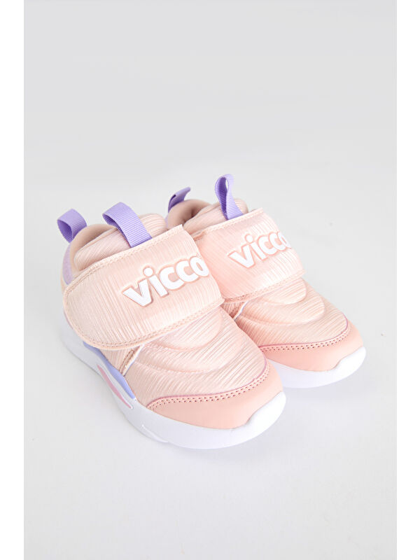 Mila Hafif Kız Çocuk Okul Öncesi Pudra Spor Ayakkabı - Görsel 7