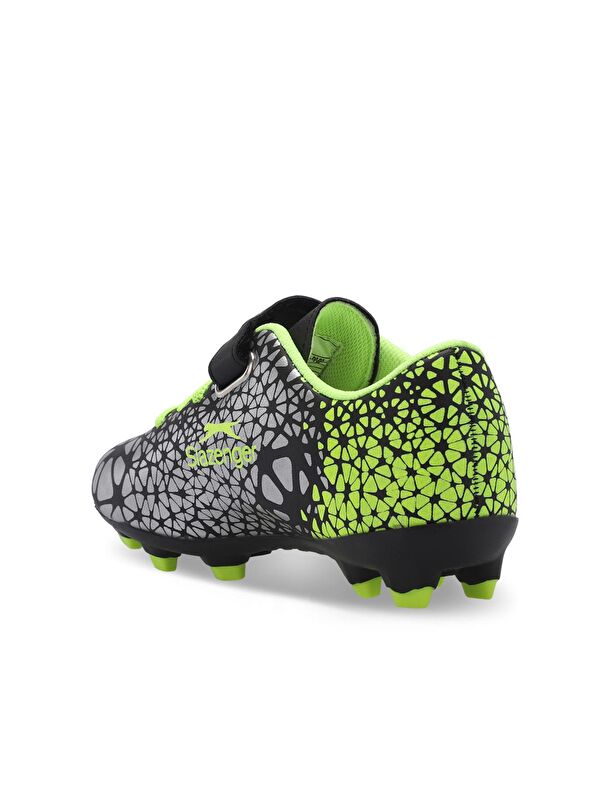 Unisex Çocuk Futbol Ayakkabı Siyah / Yeşil - Görsel 4