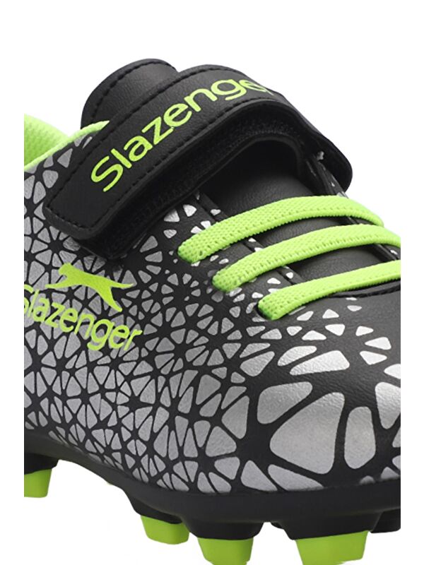 Unisex Çocuk Futbol Ayakkabı Siyah / Yeşil - Görsel 5