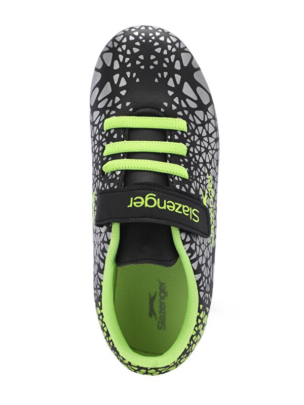 Unisex Çocuk Futbol Ayakkabı Siyah / Yeşil - Görsel 6