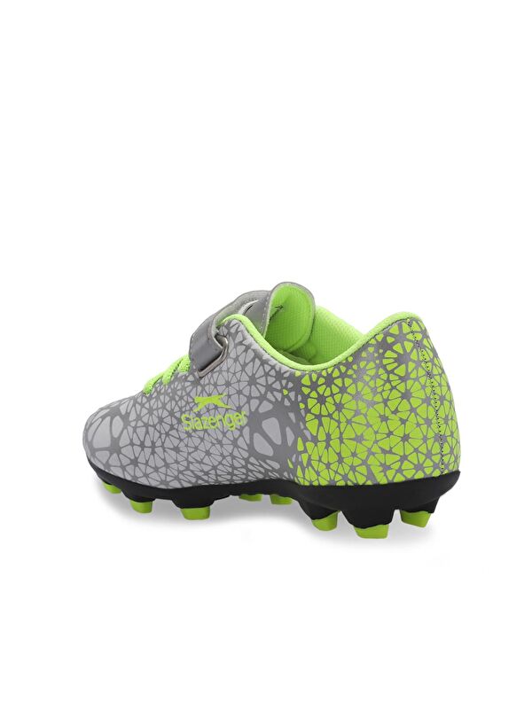 CRYSTAL Unisex Çocuk Futbol Ayakkabı Gri - Görsel 4