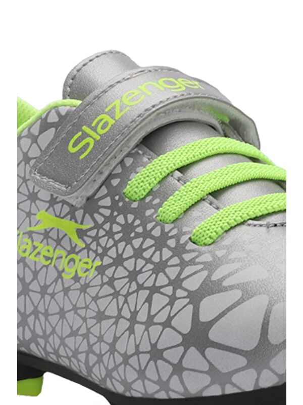 CRYSTAL Unisex Çocuk Futbol Ayakkabı Gri - Görsel 5