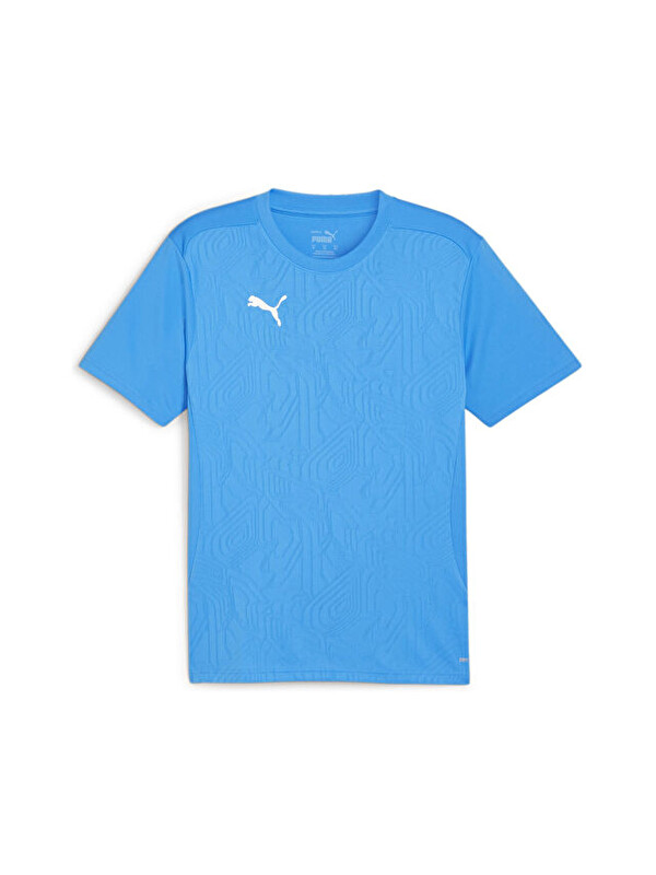 Puma Teamfinal Training Jersey Erkek Futbol Antrenman Tişörtü 65855702 Mavi