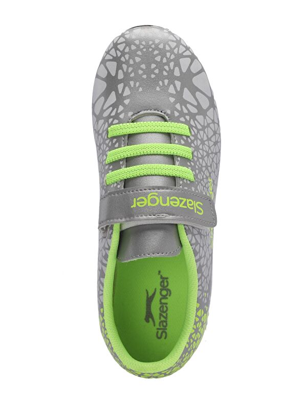 CRYSTAL Unisex Çocuk Futbol Ayakkabı Gri - Görsel 6