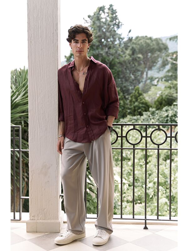 Mai Collection Geaohrid Vizon Erkek Pantolon