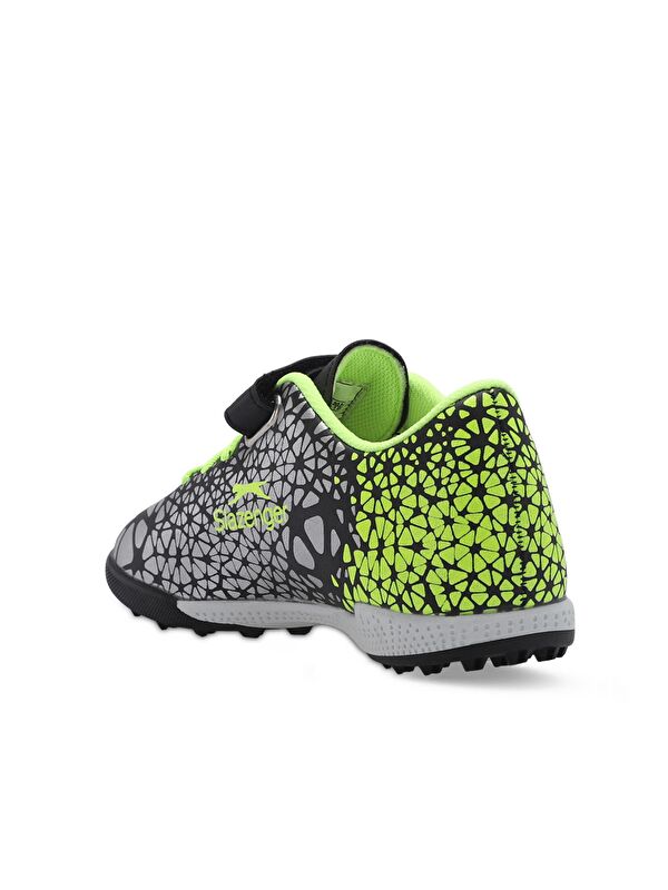 Unisex Çocuk Futbol Ayakkabı Siyah / Yeşil - Görsel 4