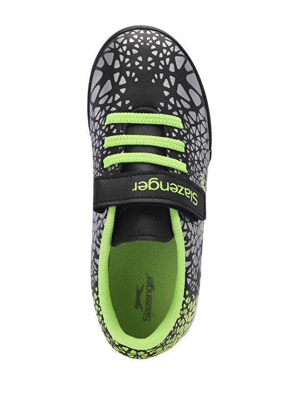 Unisex Çocuk Futbol Ayakkabı Siyah / Yeşil - Görsel 6