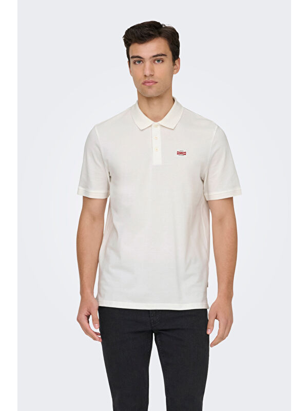 Only&Sons Onsdawson Pamuklu Regular Fit Düğmeli Polo Yaka T Shirt 22036883