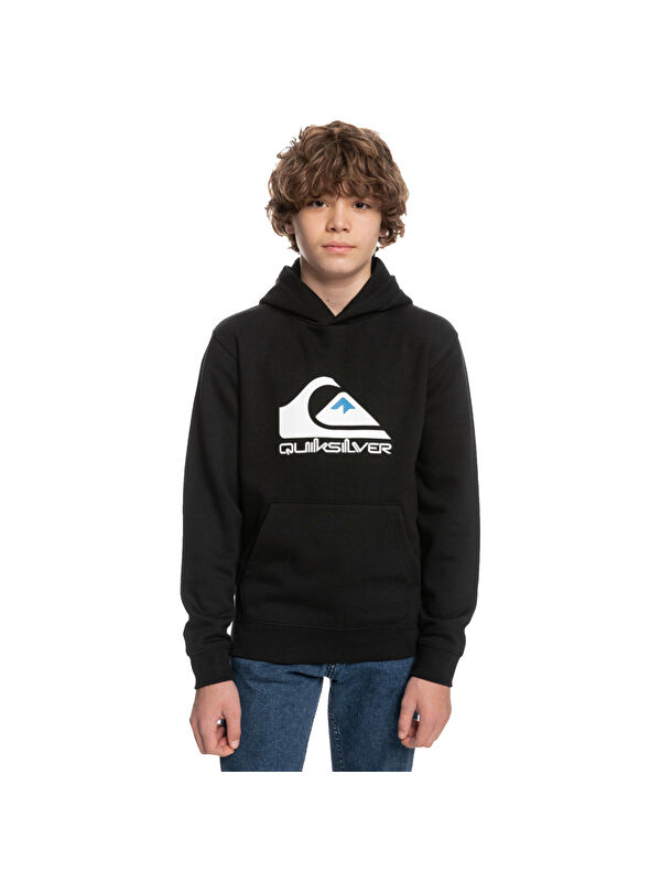 Quiksilver Big Logo Youth Erkek Çocuk Sweatshirt Siyah