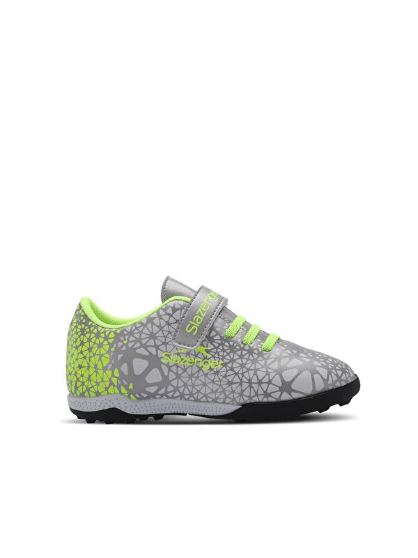 Unisex Çocuk Futbol Ayakkabı Gri - Görsel 3