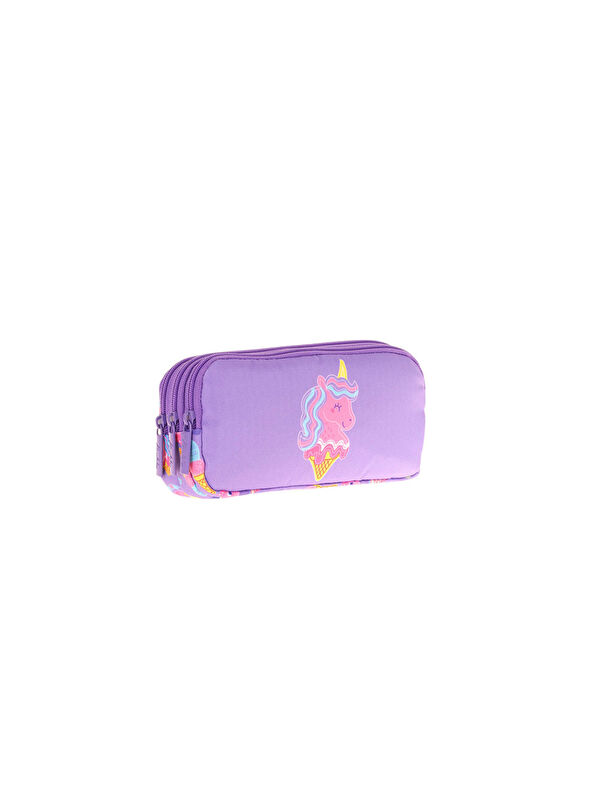 Kaukko Kids 3 Bölmeli Kalem Çantası Leat. L8224