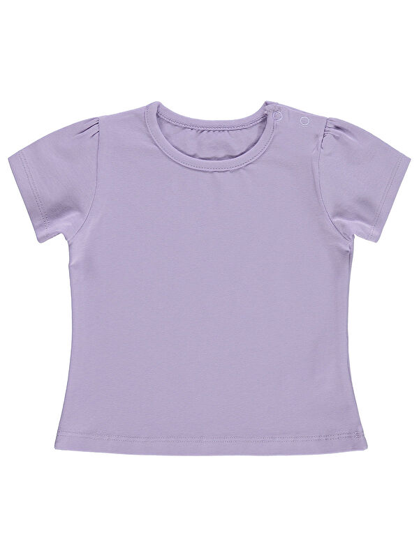 Civil Baby Kız Bebek Tişört 6-18 Ay Lila