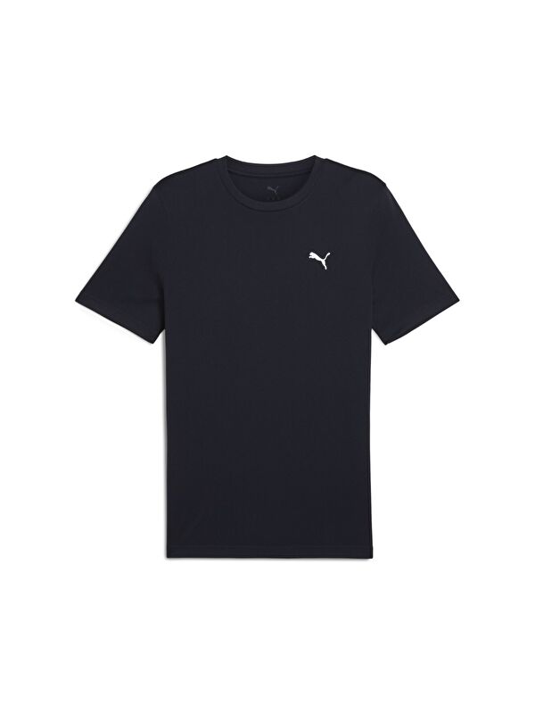 Puma Essentials Small Logo Erkek Siyah Yuvarlak Yaka Spor Tişört
