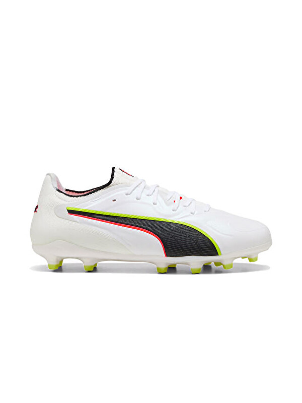 Puma King 20 Ultimate Fg/Ag Erkek Çoklu Çim Zemin Kramponu 10845701 Beyaz